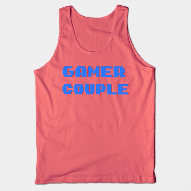 Gamer Couple - Blue/Red Tank Top by The Nerd Couple